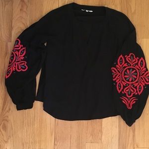 Rebecca Minkoff Black Bethany Top